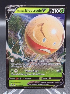 Hisuian Electrode V SWSH294 SWSH: Sword & Shield Promo Cards Holo - Image 1 of 2