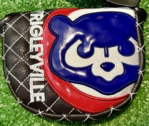 Wrigleyville Mallet Putter HeadCover NWT Magnetic Closure MLB Authentic Cubs - Picture 1 of 4