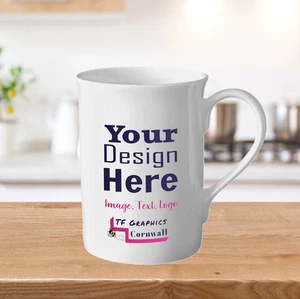 Personalisierte 10 Unzen Bone China individuelle Tasse Geburtstagsgeschenk Tee Kaffee Hund Haustier Bilder - Bild 1 von 4