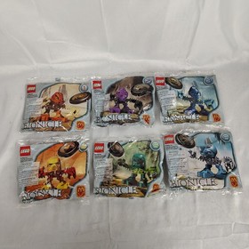 LEGO Bionicle McDonald's Matoran Tohunga All 6 Complete Set New Sealed 
