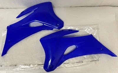 2-2007-2013 Yamaha WR250F WR450F cubiertas de radiador-WR-azul PN #05200659 #L619 Foto 1 de 4