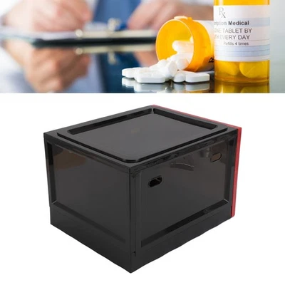 Large Medicine Lock Box Transparent Plastic Lockable Storage Box 3 Digit Com BAJ - Image 1 of 4