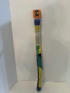 Vtg NOS Sealed Halloween Flag Witch On Broom w/Pumpkin 28”x 46” CBK, Ltd - Picture 1 of 6