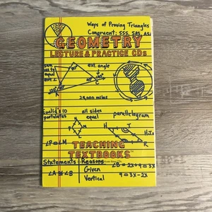 Teaching Textbooks: Geometry Lecture & Practice CDs: 4 CDs ONLY NO textbook - Picture 1 of 1