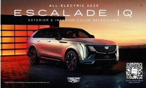2025 Cadillac Escalade IQ Exterior & Interior Colors Selections Brochure -NEW! - Imagen 1 de 2