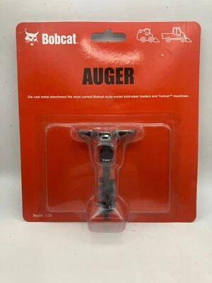 Accesorio de barrena modelo fundido a presión Bobcat 1:25 | Minicargadora y Toolcat - Nuevo en caja Foto 1 de 2