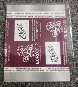 Panini Euro 2012 nie do sprzedazy WEDEL nicht zu verkaufen versiegelt Aufkleber Paket Pack - Bild 1 von 2