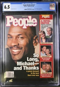 People Weekly Magazine January 25 1999 Michael Jordan CGC 6.5 HIGHEST NEWSSTAND - Picture 1 of 2