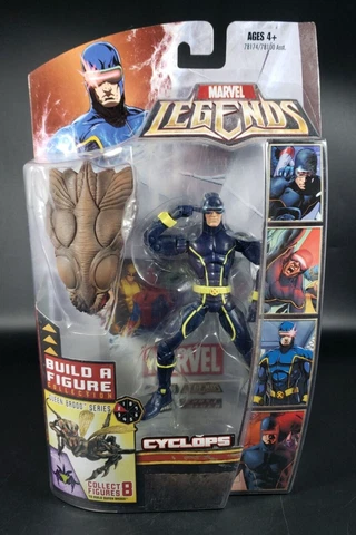 Marvel Legends Cyclops Action Figure BAF Collection Queen Brood Series 2007 6" Cover