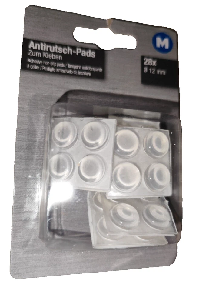 Möbelpuffer selbstklebend Ø12mm transparent 28 Stück Puffer Anschlagschutz - Bild 1 von 1