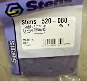 Neu Stens Parts 520-080 Vergaser Kit Briggs 694056 H19 - Bild 1 von 1