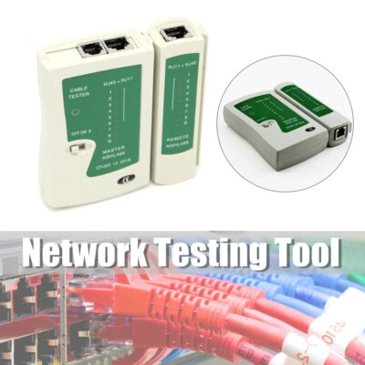RJ45/RJ11 Cat5e Cat6 Professional Super Network Lan Cable Tester Test Tool New - Bild 1 von 4