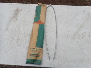 NOS 1955-1957 Chevy Door Edge Guards 2dr Sport Coupe Convertible 987129 OEM - Picture 1 of 3