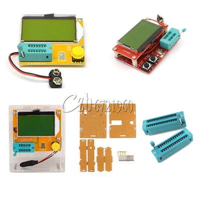 LCR-T4 LCR-T5 MTY328P Digital 12864 LCD Transistor Tester Capacity ESR Meter