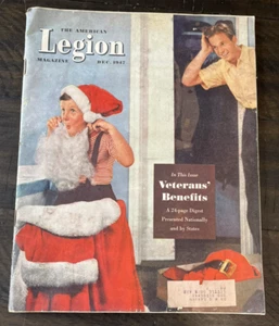 The American Legion Magazine Dec 1947 Christmas Santa History WWII Hitler - Bild 1 von 8