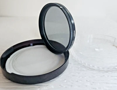 Vintage Hoya 62mm PL-CIR Circular Polarizer Genuine Glass Filter Lens Case - Image 1 of 4
