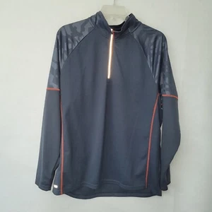 Pullover Free Country Hombre XXL/2XL Gris Oscuro Camuflaje 1/4 Cremallera Activo Máxima Comodidad - Imagen 1 de 15