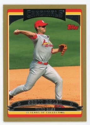 2006 Topps SCOTT ROLEN Gold /2006 #555 ST. LOUIS CARDINALS - Image 1 of 2