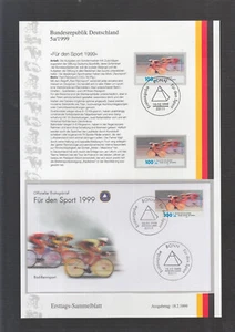 GERMANY BRD ETSB 1999/5a For the sport = bicycle racing - Picture 1 of 1