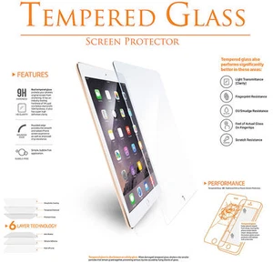 Tempered Glass Screen Protector for iPad 2018 2017 5 6 Air 1 Air 2 9.7 - Picture 1 of 9