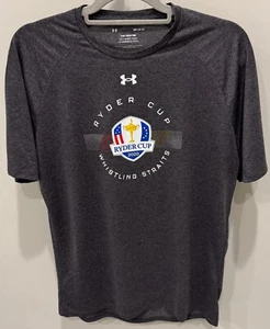2020 Ryder Cup Whistling Straits - Under Armour T-Shirt - Men's Medium - Gray - Picture 1 of 3