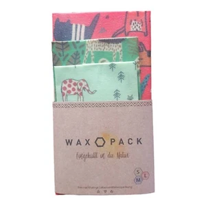 Bienenwachstücher 3er Set 💮 34x34, 25x25, 17x17 cm Lebensmittelschutz für kind - Bild 1 von 7