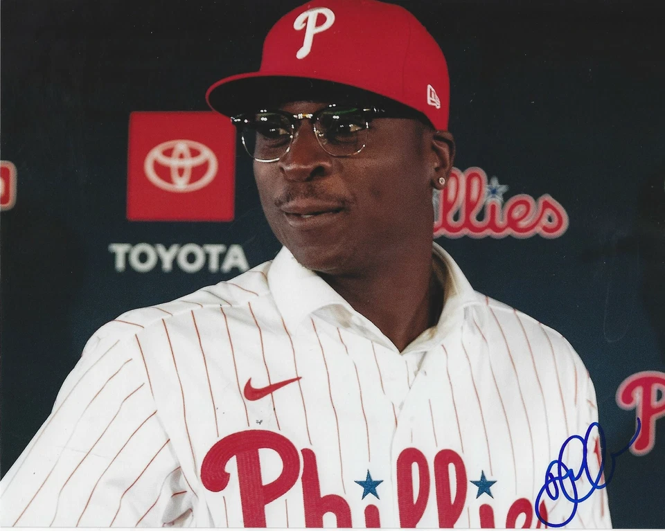Foto autografiada firmada 8x10 DIDI GREGORIUS Philadelphia Phillies - certificado de autenticidad  Foto 1 de 1