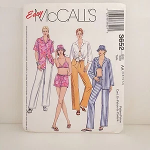 #3652 McCalls Shirt Bikini Oberteil Kordelzug Hose Shorts Schnittmuster Gr. 6-12 - Bild 1 von 4