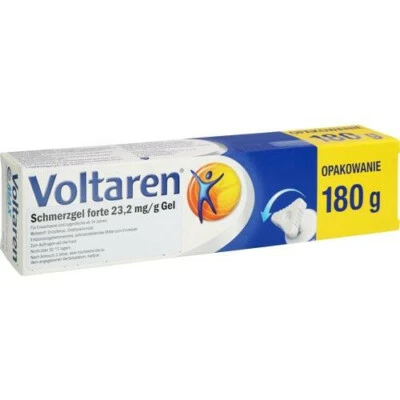 EURIM VOLTAREN Schmerzgel forte 23,2 mg/g 180 g, REIMPORT, PZN 17942060