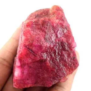 886 Carat Certified Natural African Red Ruby Rough Specimen Gemstone 71 mm - Picture 1 of 4