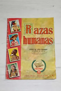 ALBUM CROMOS COMPLETO "RAZAS HUMANAS" BRUGUERA SPAIN 1956 - Imagen 1 de 15