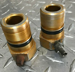 DG Performance Front Fork KYB Air Fork Caps 34mm Fits YZ250 / 360 / MX250/360 - Picture 1 of 4