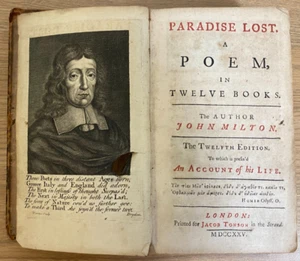 Paradise Lost A Poem In Twelve Books-John Milton 1725 Publication very Rare - Picture 1 of 11