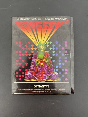 Vintage 1979 Magnavox Odyssey 2 Dynasty Video Game Cartridge w/ Box Manual - Image 1 of 4