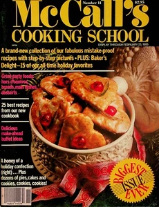 McCall's Cooking School Magazine Feb 1985 #11 Cookies Vegetable Beef Soup Pizza - Picture 1 of 6