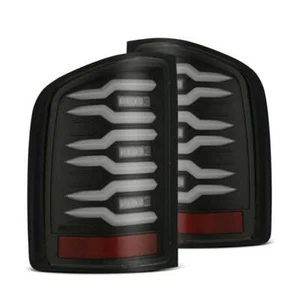 For 07-13 Chevy Silverado AlphaRex LUXX LED Tail Lights Black Housing Smoked - Imagen 1 de 8