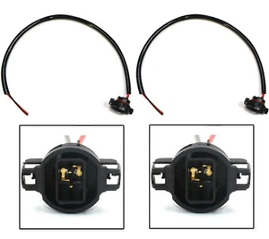 Wire Pigtail Male Extension PS19W 5201 12085 Two Harness DRL Light Socket Plug - Picture 1 of 4