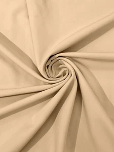 Dull 4 Way Stretch Crepe Fabric/Medium Crepe-Bridal Fabric/Apparel Fabric. - Picture 1 of 23