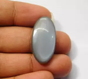 Schwarzer Mondstein Edelstein Mondstein Cabochon lose für Schmuck Edelstein 27 K. ME-8476 - Bild 1 von 4
