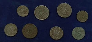 GERMANY WEIMAR REPUBLIC NOTGELD 1917-1919, LOT OF (8) COINS/TOKENS/MEDALS - Picture 1 of 2