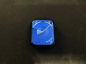 Apple Watch Series 7 GPS + Cellular 45mm Aluminum Case MKJ73LL/A 32GB - Midnight - Picture 1 of 13