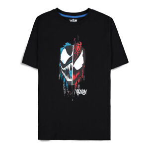 MARVEL COMICS Venom Two-toned Coloured Graphic T-Shirt Large  | Officially Licen