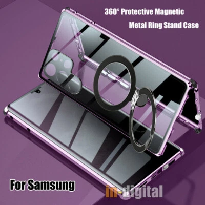 360 Magnetic Case for Samsung Galaxy S25 Ultra S24 FE Privacy Anti Peeping Cover - Image 1 of 4