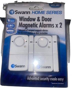 Swann SW351-MD2 Window & Door Magnetic Alarms x2 - Image 1 of 3