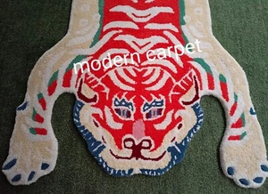 Tibetan Tiger Rugs 3x5 Feet Handmade 100% Woolen Hand Tufted For Home Decoration - Picture 1 of 6