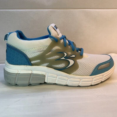 Zapatos para caminar GDEFY Gravity Defyer blancos azules para mujer talla 6,5” Foto 1 de 4