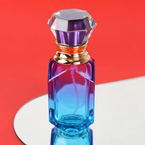 30 ml leerer Glas Parfum Flakon Farbverlauf Fine Mist Gold Pump - Bild 1 von 20