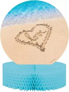 Beach Love Tropical Luau Bridal Shower Wedding Party Decoration Centerpiece - Picture 1 of 1
