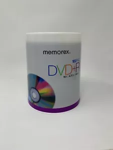 NEU Versiegelt Memorex DVD + R 100er-Pack 16X 4,7 120 Minuten Aufnahme - Bild 1 von 2