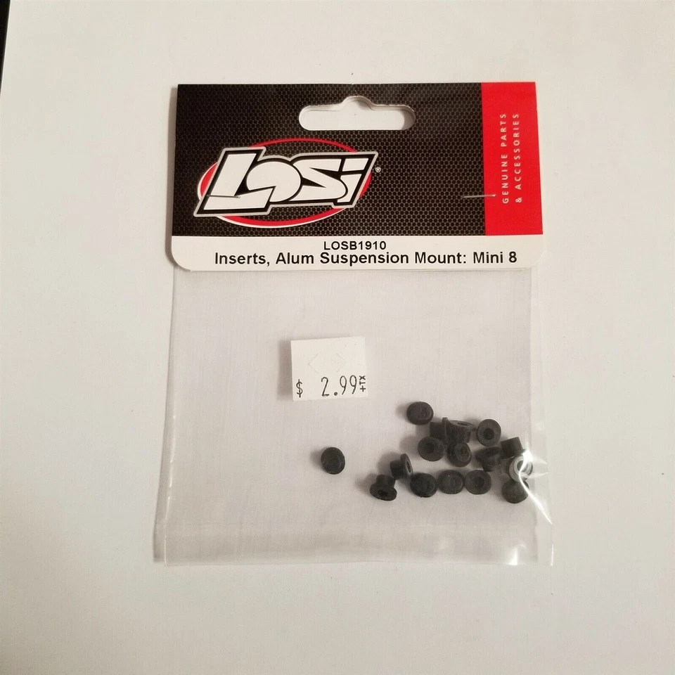 Inserts, Alum Suspension Mount: Mini 8 LOSB1910 - Image 1 of 1